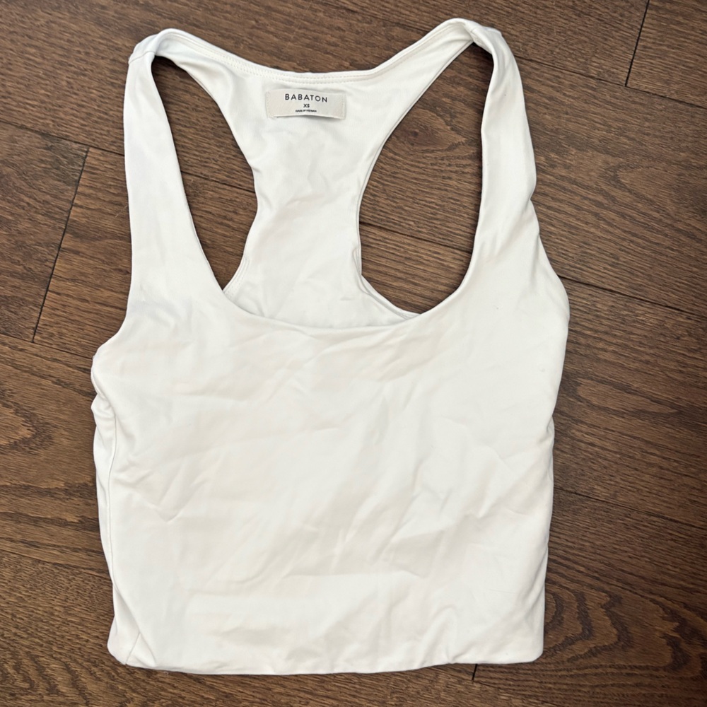Babaton XS White Tank